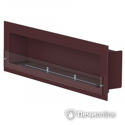 Биокамин ЭкоЛайф Window 800 Glass black burgundy в Иркутске